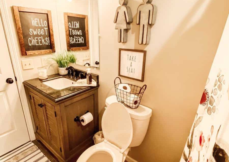 Retro Beige Bathroom Ideas Darra Farmhousebeauty