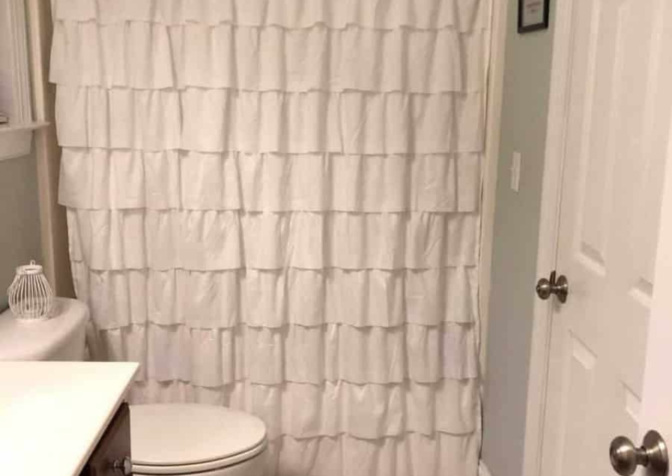 Ruffled Shower Curtain Ideas Lifeofasmalltownblonde