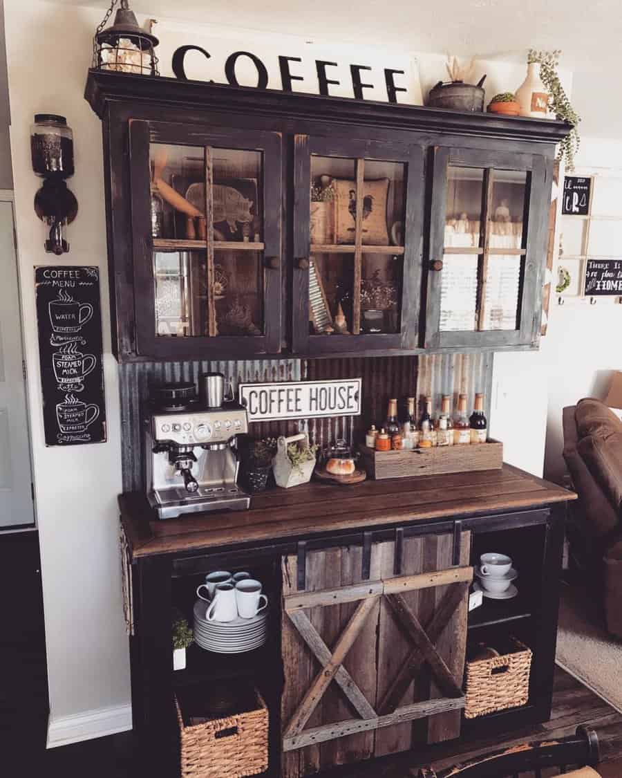 Rustic Coffee Bar Ideas Absheroriginal