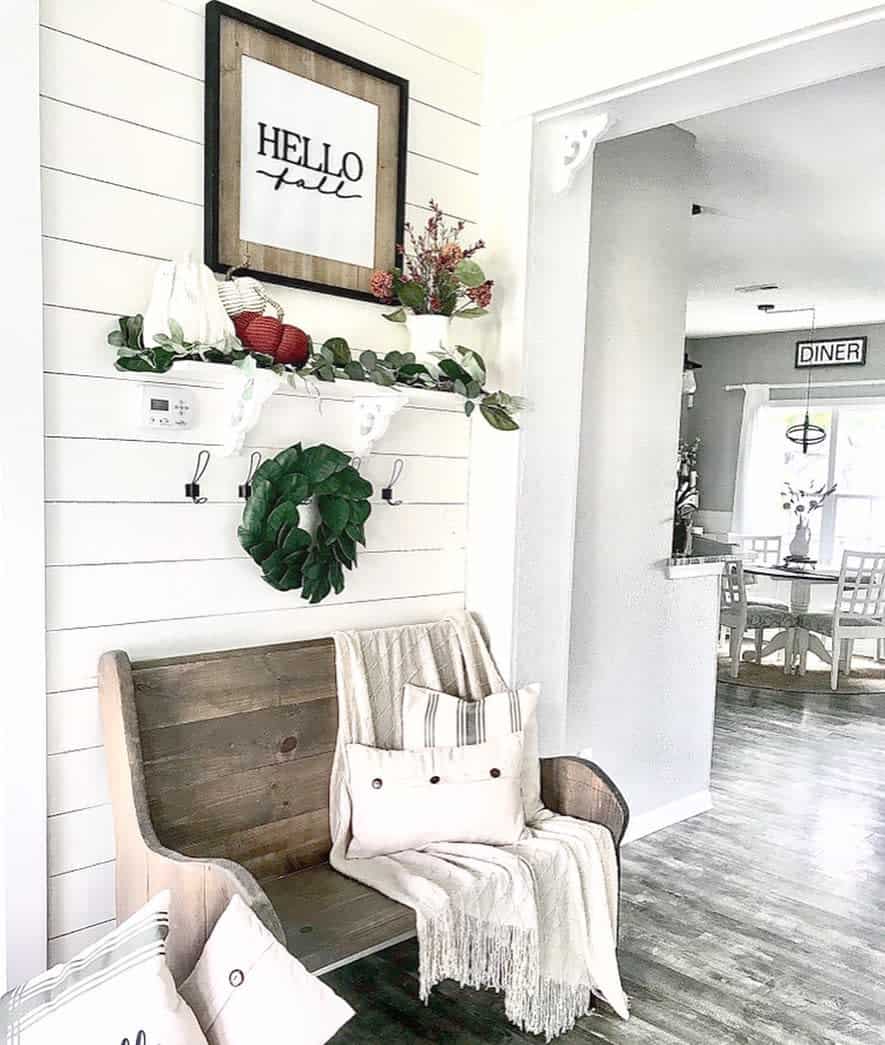 Rustic Entryway Bench Ideas Shiplapshanty