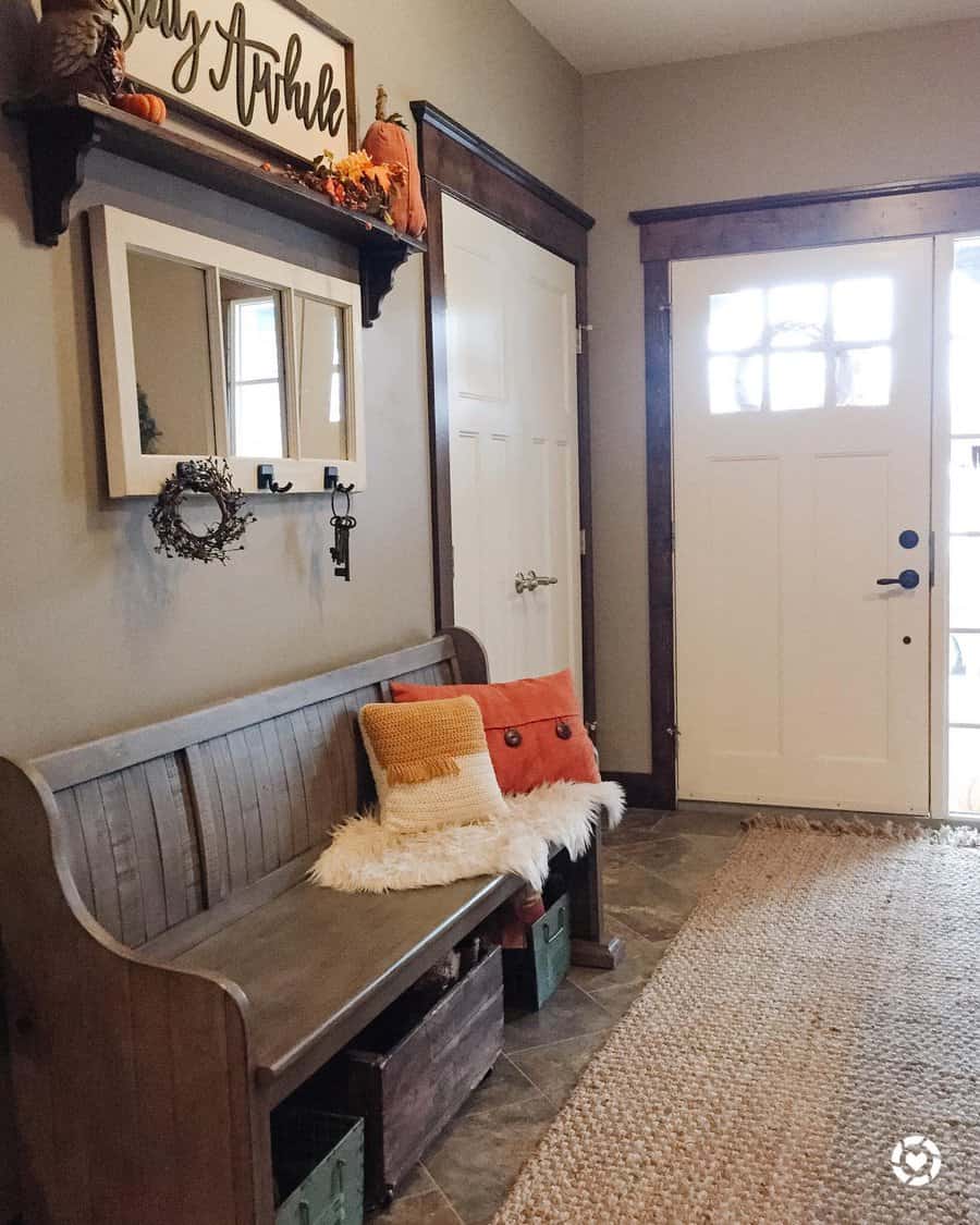 Rustic Entryway Bench Ideas Wheremylovegrows