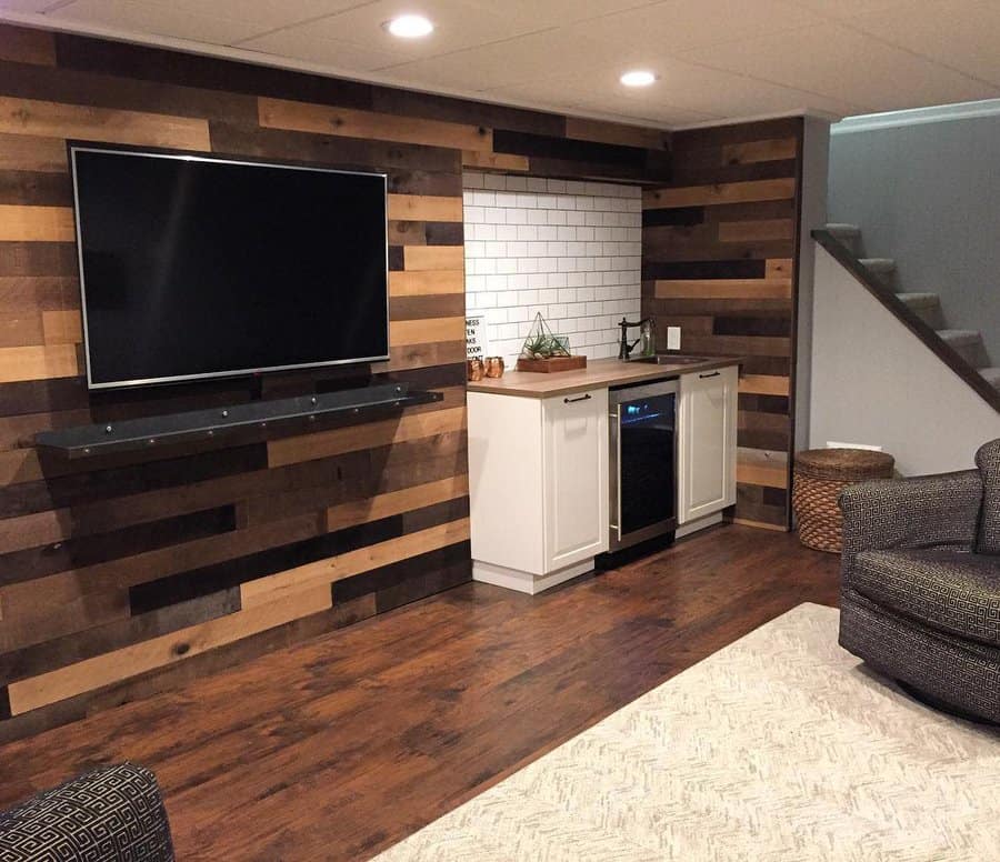 Rustic Finished Basement Ideas Loveyourroom