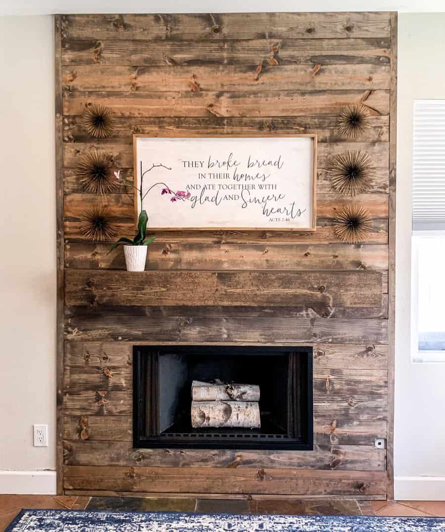 Rustic Fireplace Tile Ideas Levelsandlace