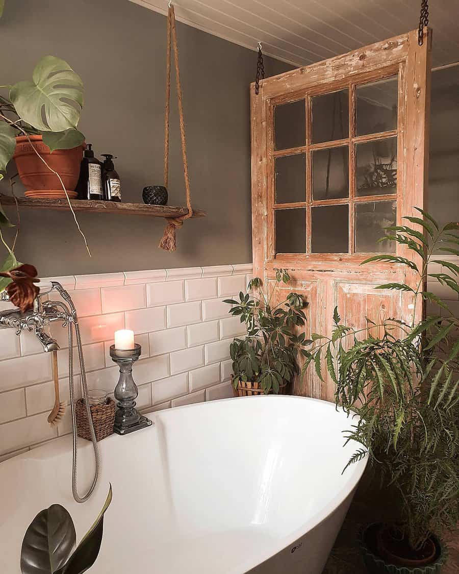 Rustic Gray Bathroom Ideas Abackens Lantliv