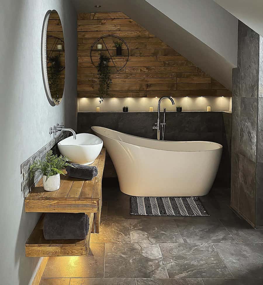 Rustic Gray Bathroom Ideas Our Journey At