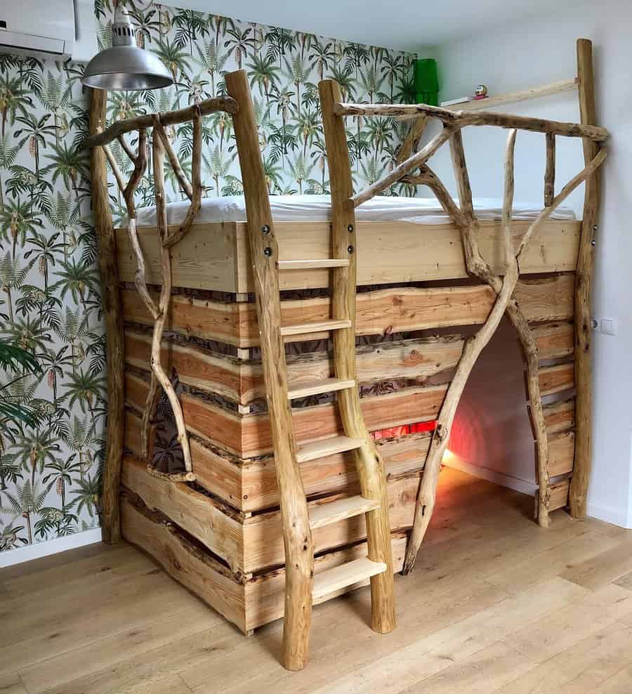 Rustic Loft Bed Ideas Reken Op Renske