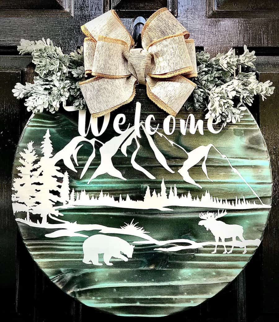 Rustic Welcome Sign Ideas Serranos Craft Work