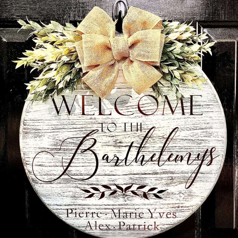 Rustic Welcome Sign Ideas Serranos Craft Work