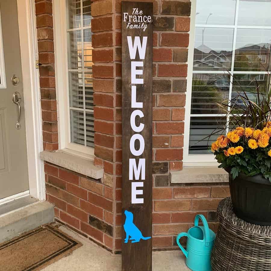 Rustic Welcome Sign Ideas France Woodworking