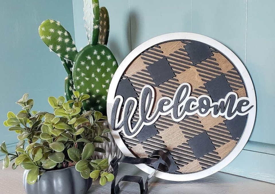 Rustic Welcome Sign Ideas Thistlefrills