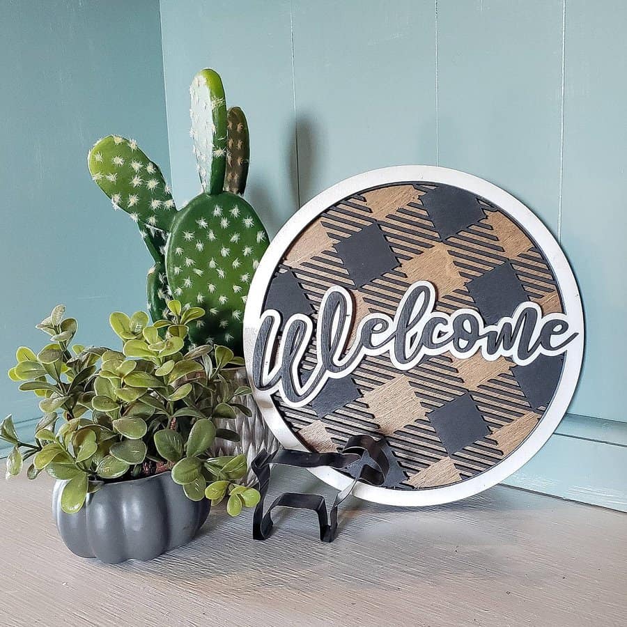 Rustic Welcome Sign Ideas Thistlefrills