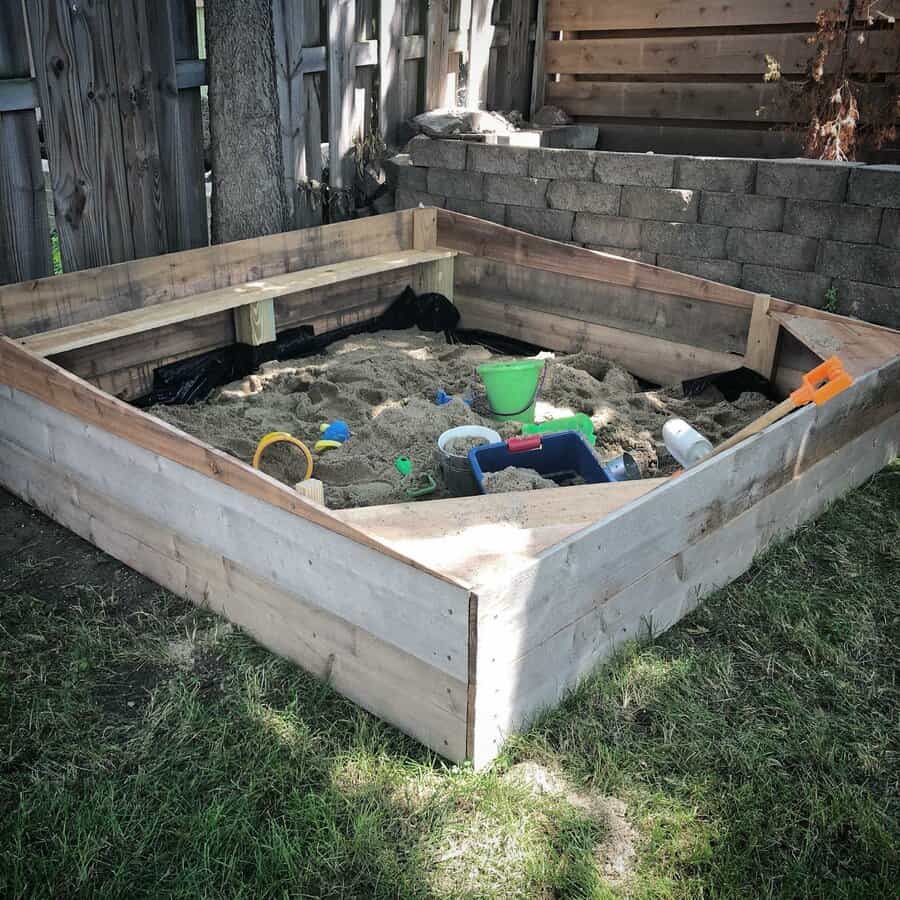 Sandbox Backyard Playground Ideas Woodyworking