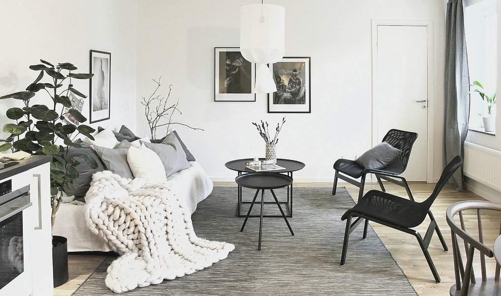 Scandinavian Industrial Living Room Ideas