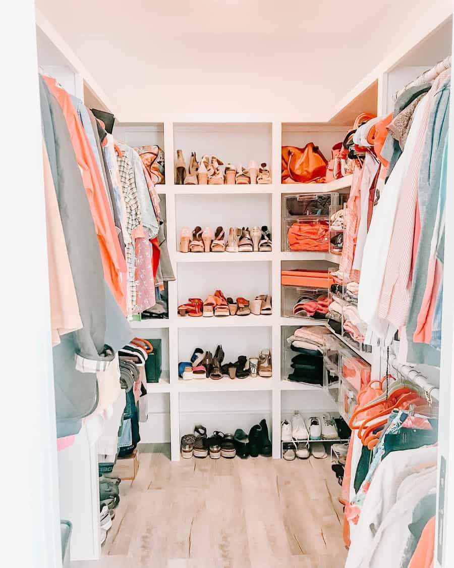 Shelves Bedroom Closet Ideas Harmonie Organizing