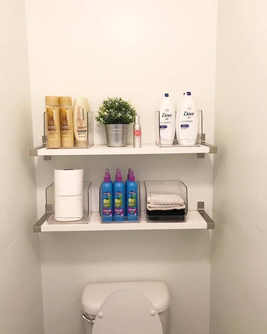 Shelves Small Bathroom Storage Ideas Amanda Pickett