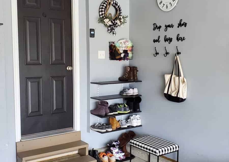 Shoe Mudroom Storage Ideas Blessedfarmhouselovingmama