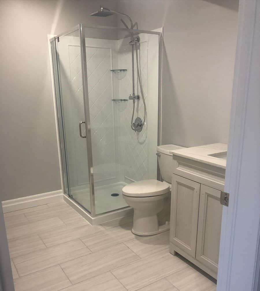 Shower Basement Bathroom Ideas Gardyconstruction