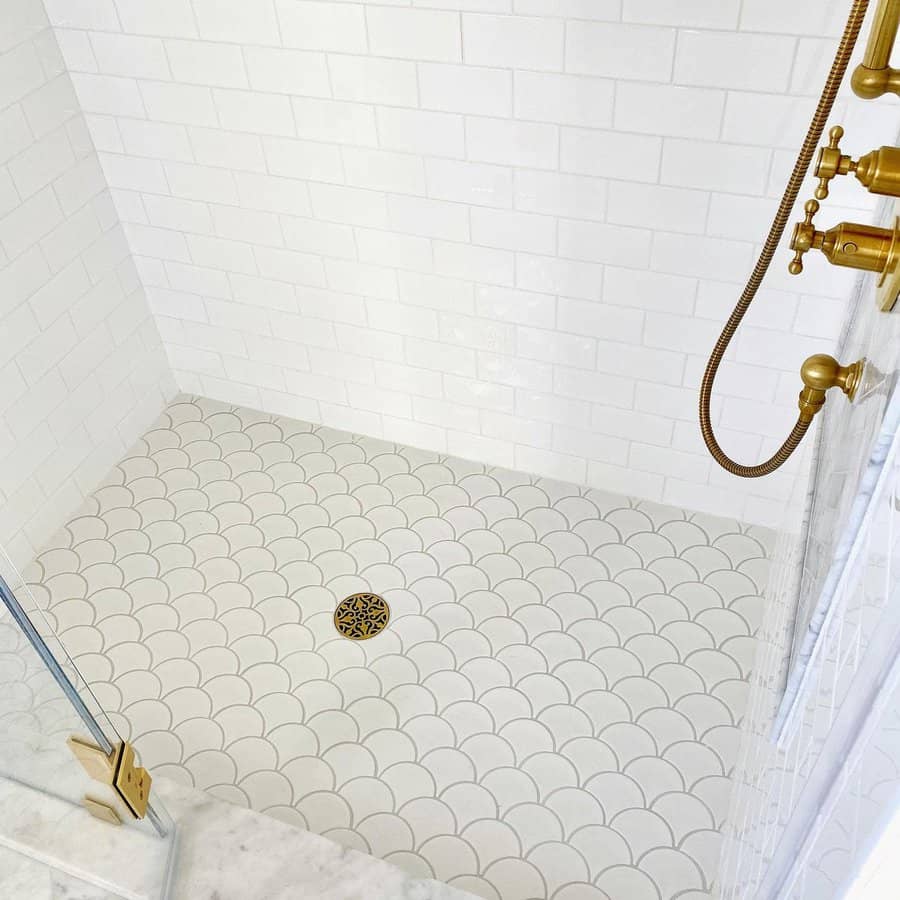 Shower Bathroom Flooring Ideas Houseof Brie