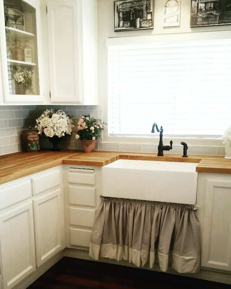 Sink Kitchen Curtain Ideas Mancinivintageinteriors