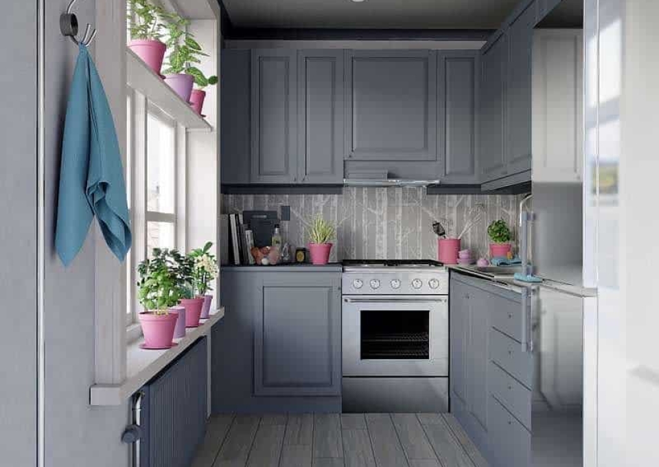 Small Gray Kitchen Ideas Theorchiddesign