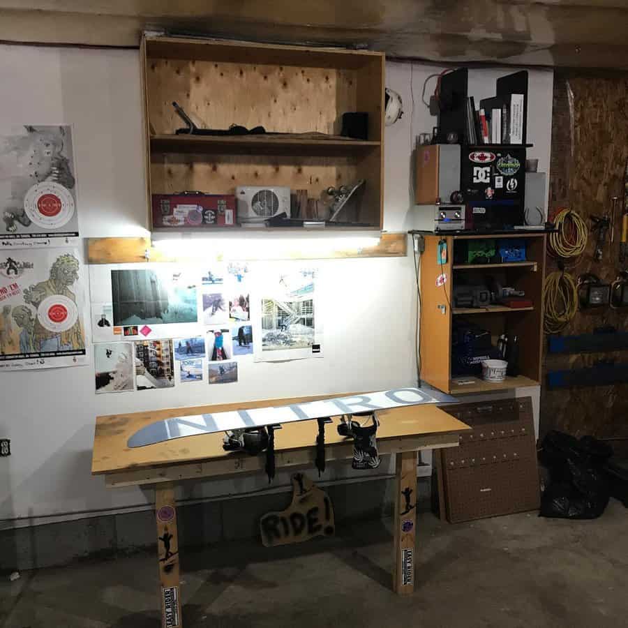 Space Saving Garage Workbench Ideas Courtney Hopalopus Hornpooper