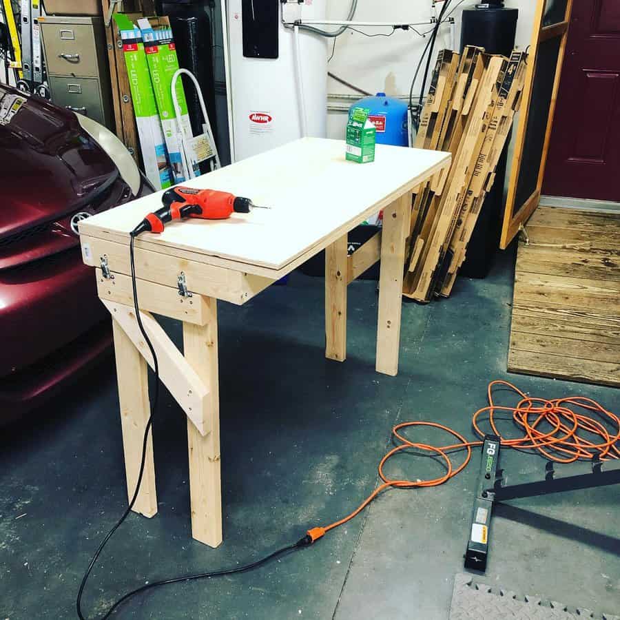 Space Saving Garage Workbench Ideas Gcmakes