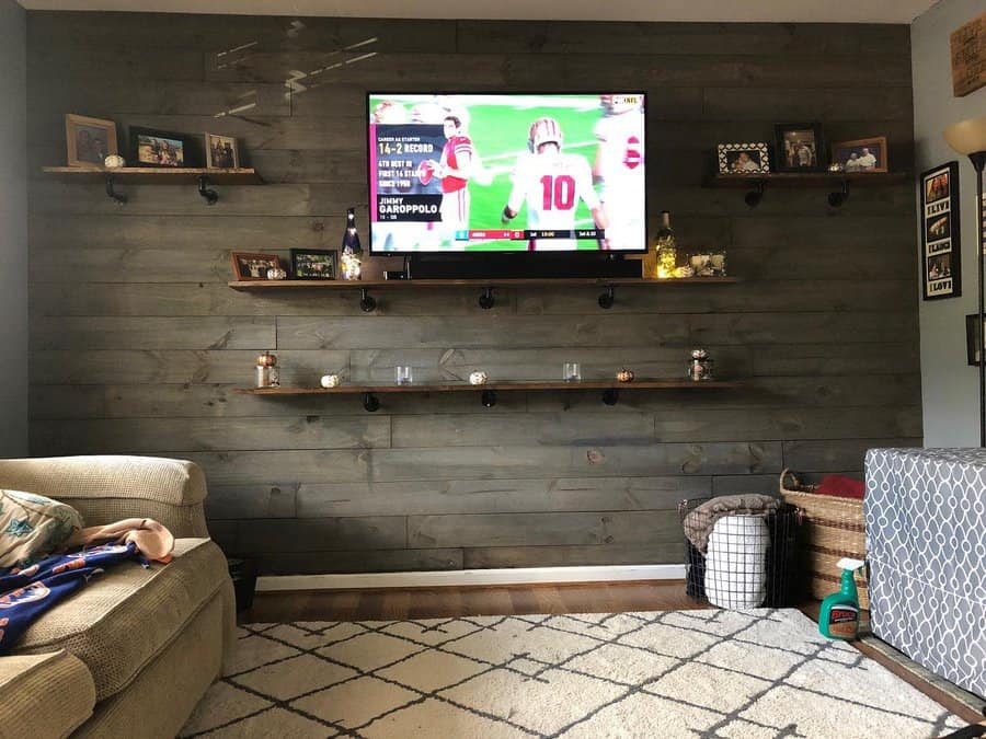 Stained Shiplap Wall Ideas Tmhoriginal