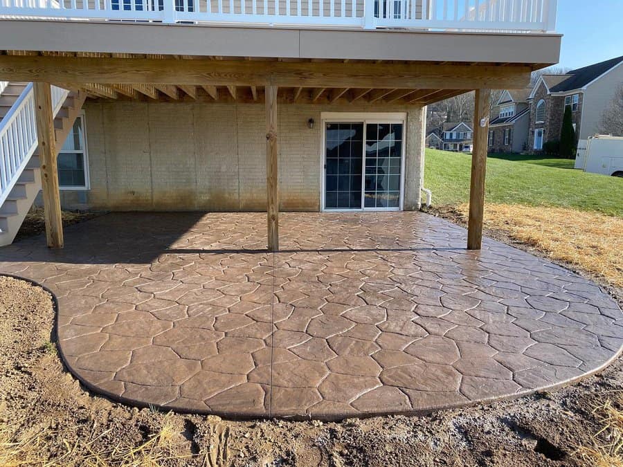 Stamped Concrete Brick Patio Ideas Concretewerk