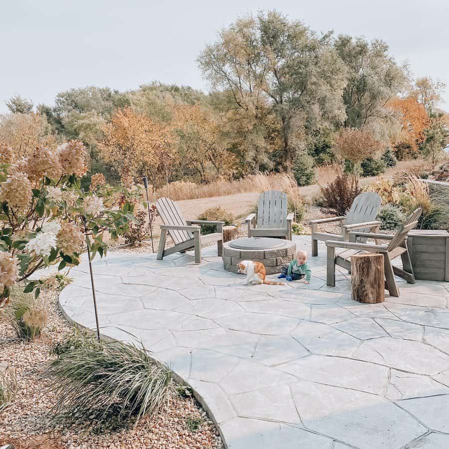 Stamped Concrete Brick Patio Ideas Fournorthfarmhouse