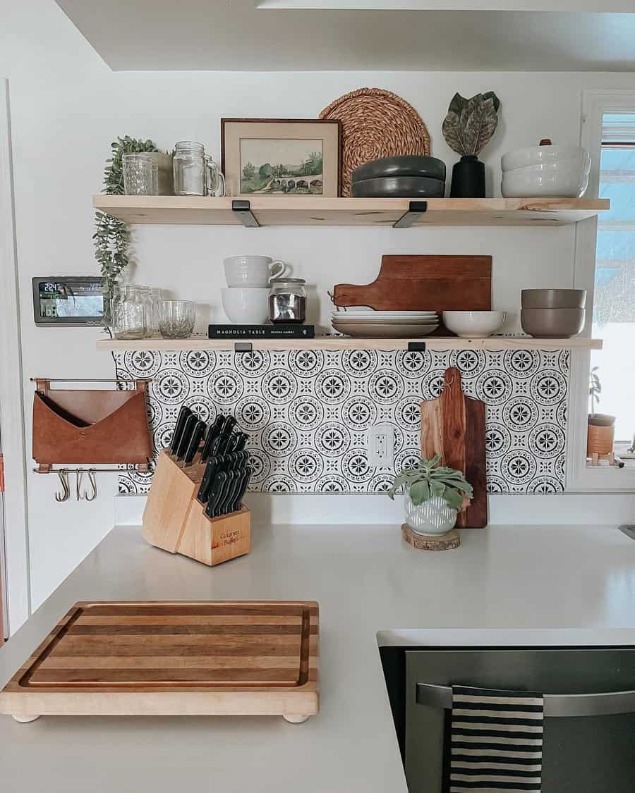 Stencil Kitchen Backsplash Ideas On A Budget Sarahbbeckler