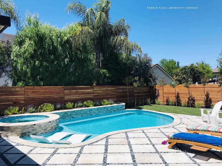 Stone Backyard Pool Ideas Pebblepluspoolfinish