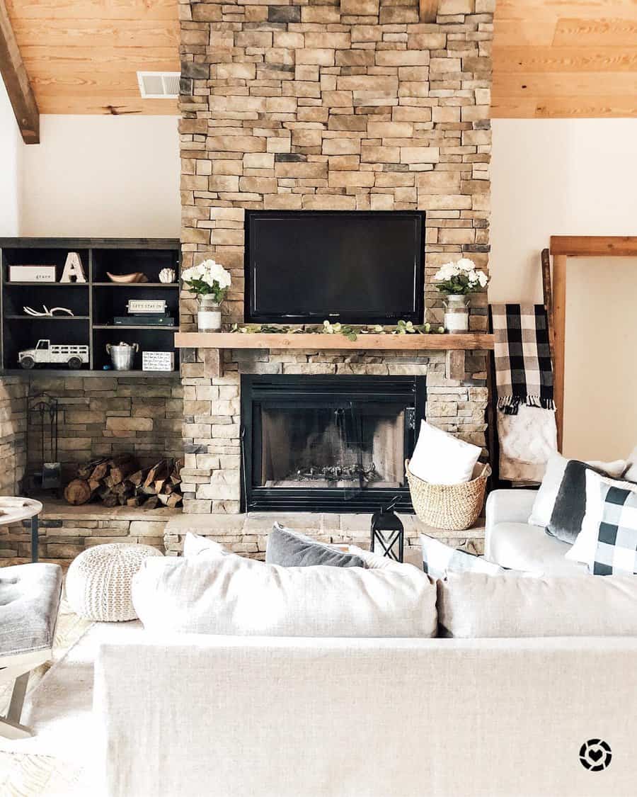 Stone Fireplace Ideas Jenniferkadams