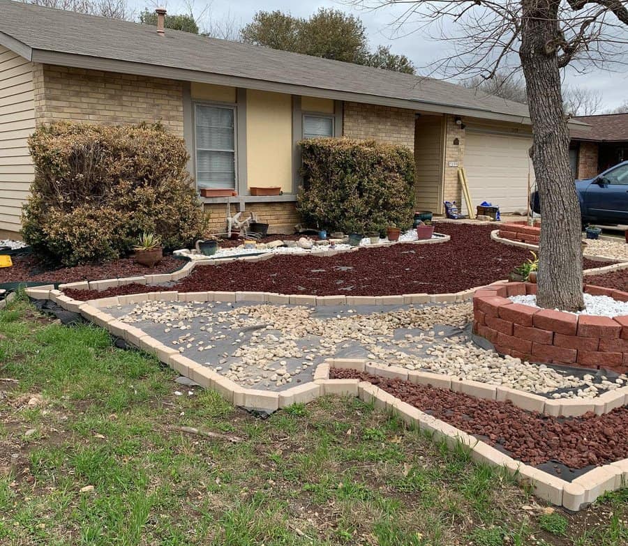 Stone Garden Edging Ideas Jh Woodworksatx