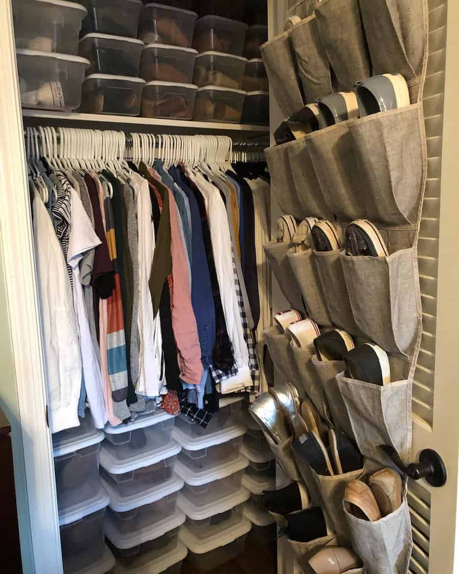 Storage Small Closet Organization Ideas Whoozorganized