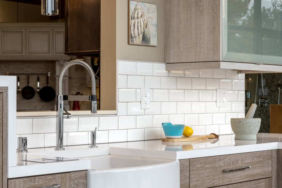 Subway White Kitchen Backsplash Ideas