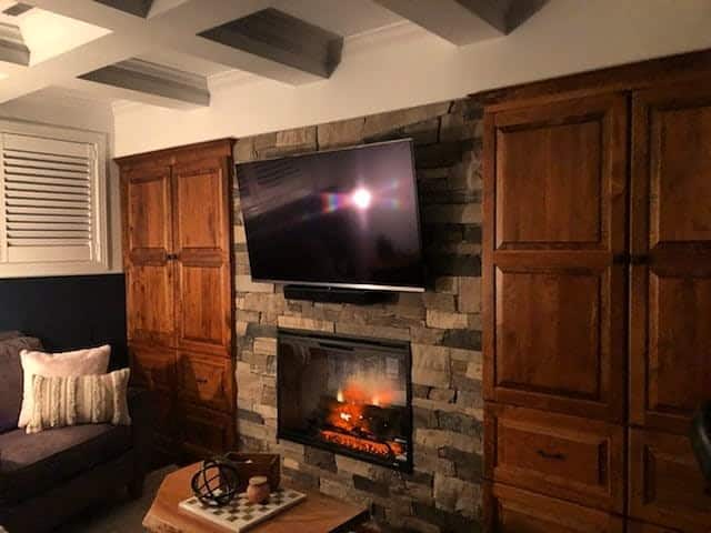 Tv Above Fireplace Mantel Ideas Cimcontracting