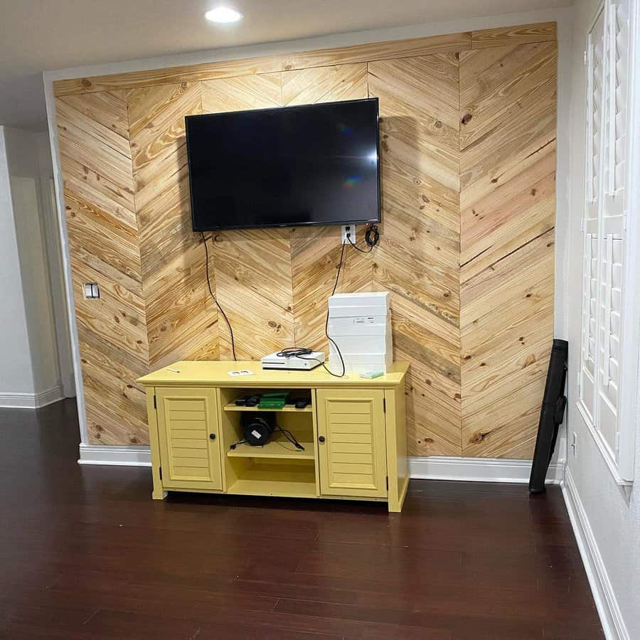 Tv Wall Pallet Wall Ideas Sweetwater Creations