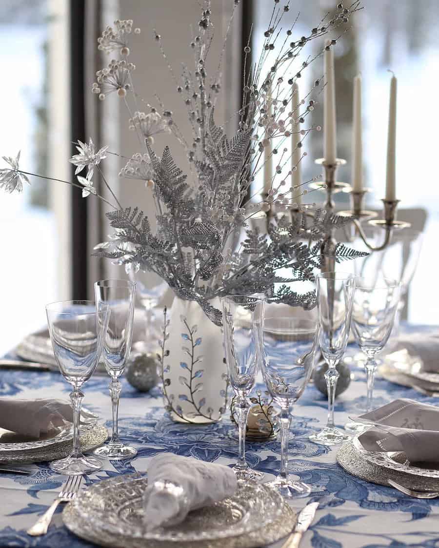 Table Christmas Decorating Ideas An Brys