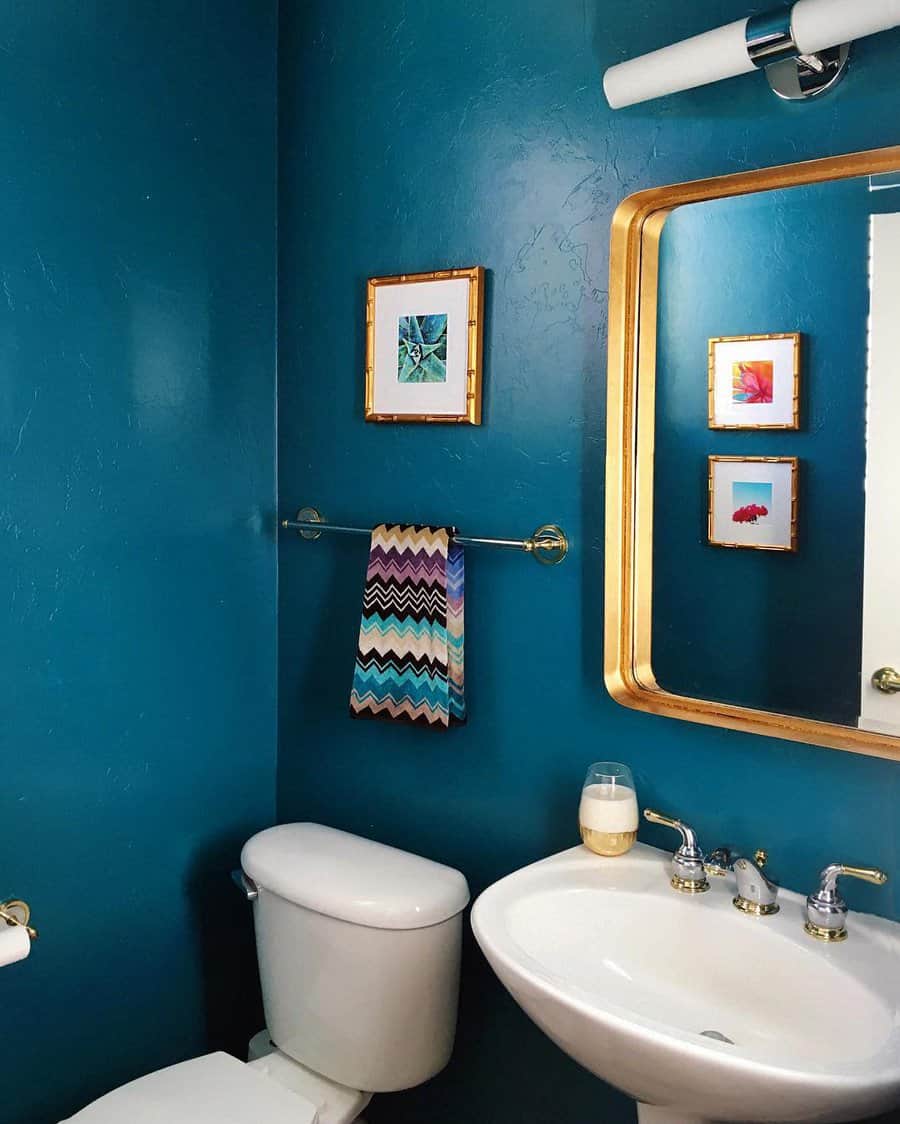 Teal Bathroom Paint Ideas Lindsayl