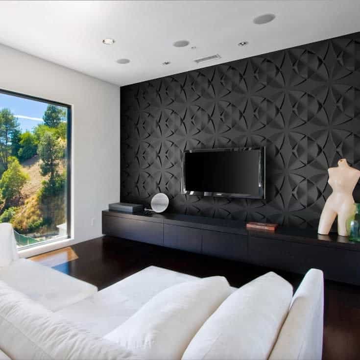 Textured Wall Accent Wall Ideas For Living Room Habitarteco