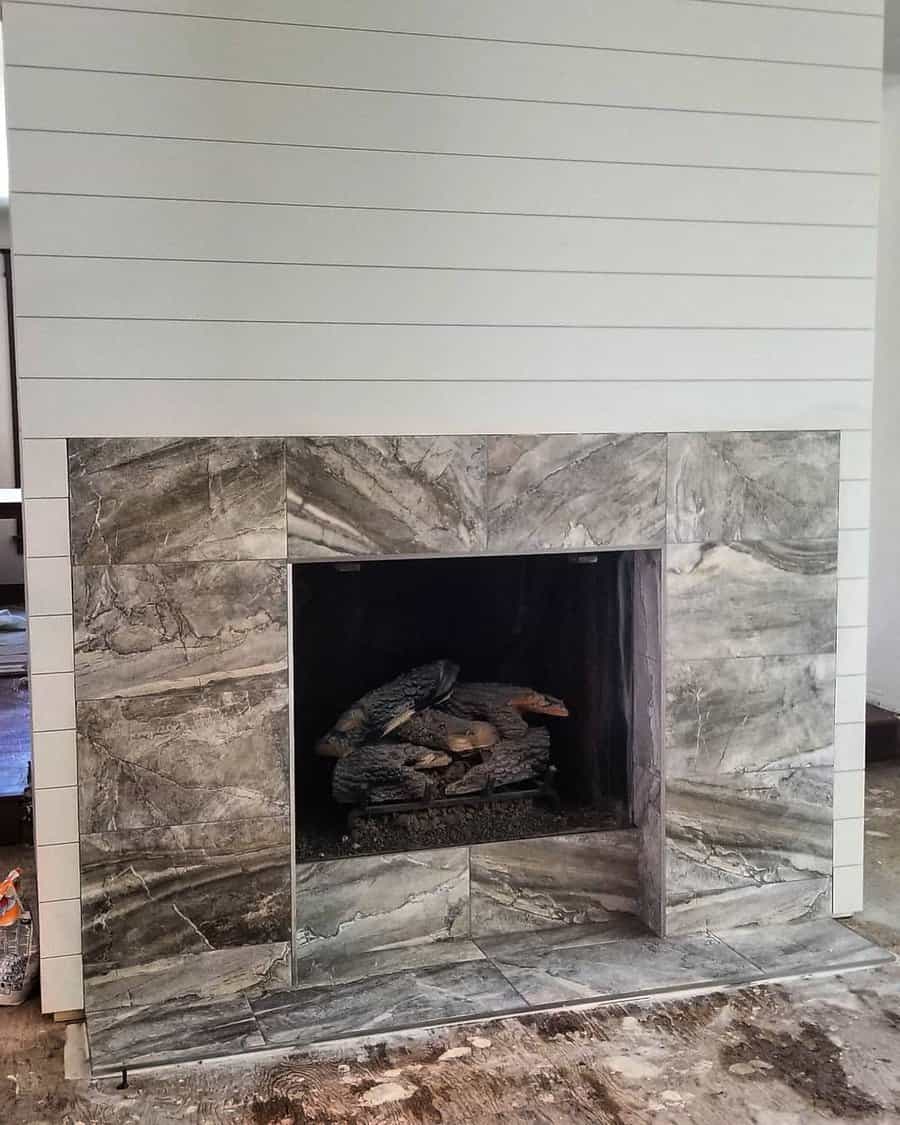 Tile Fireplace Wall Ideas Compton Tile