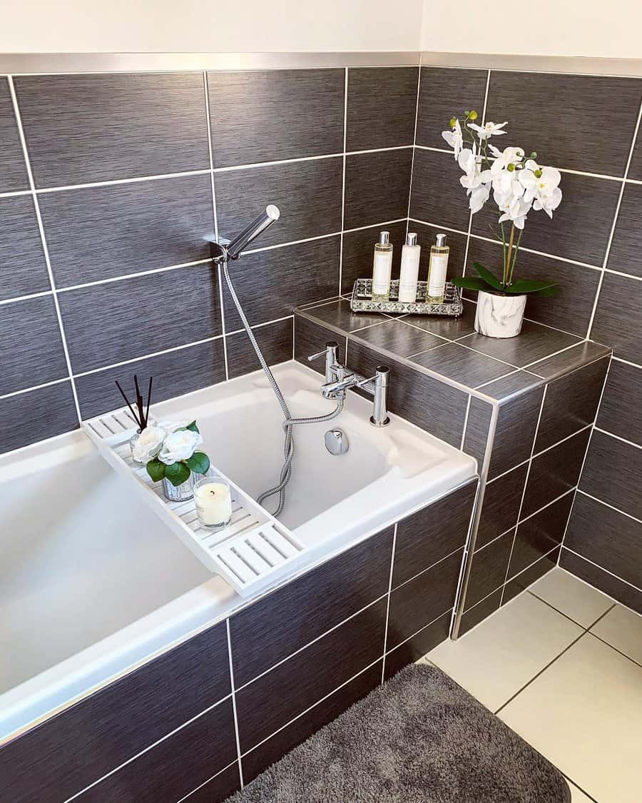 Tiles Gray Bathroom Ideas Our First Home At Number