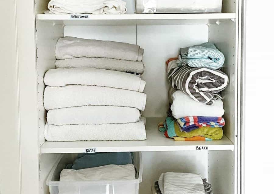 Towel Bathroom Closet Ideas Happy Life Styling