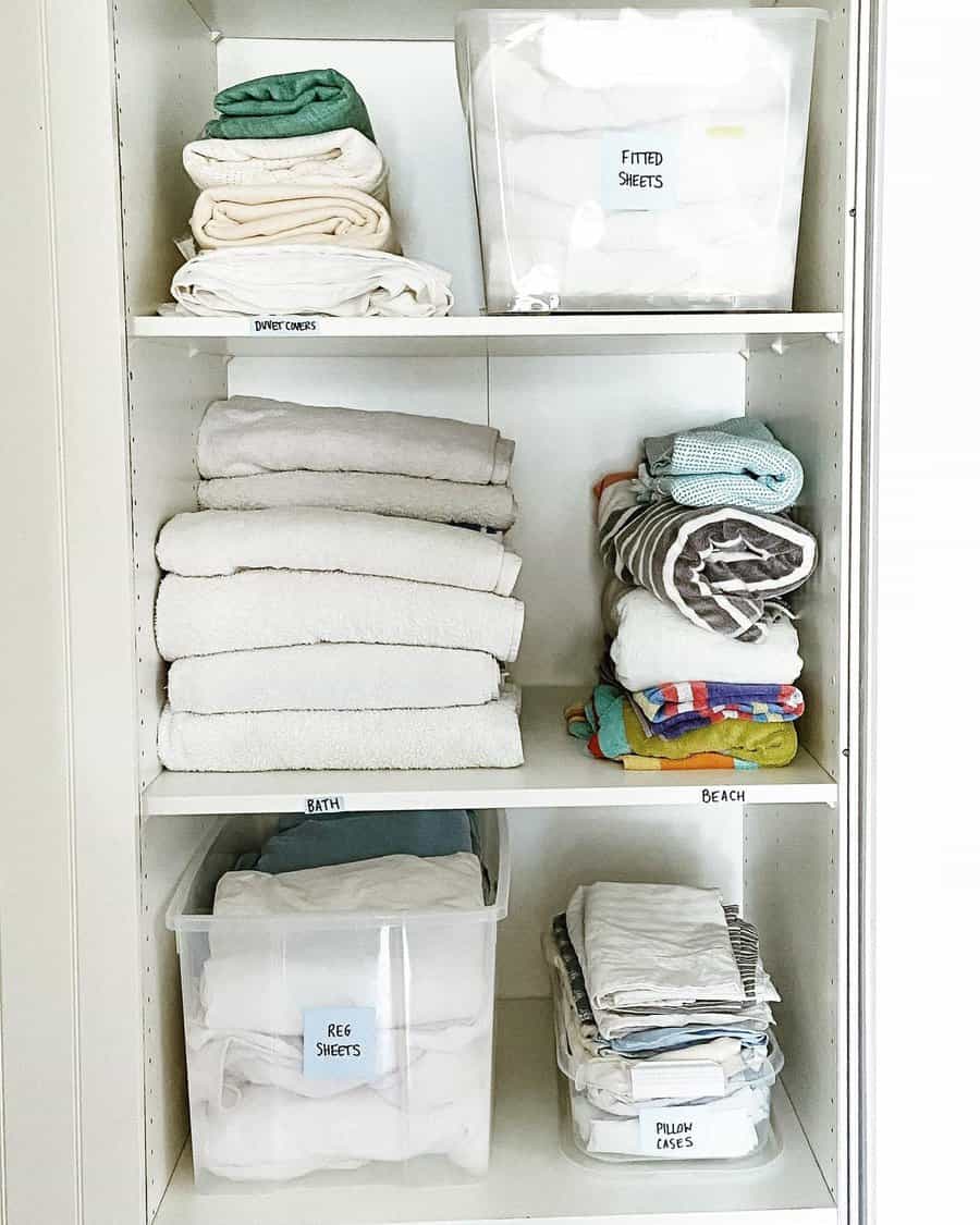 Towel Bathroom Closet Ideas Happy Life Styling