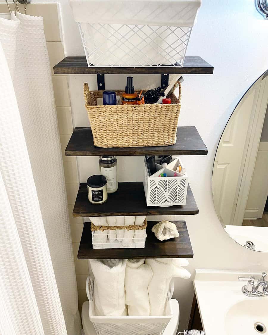 Towel Small Bathroom Storage Ideas Monica Bazemore