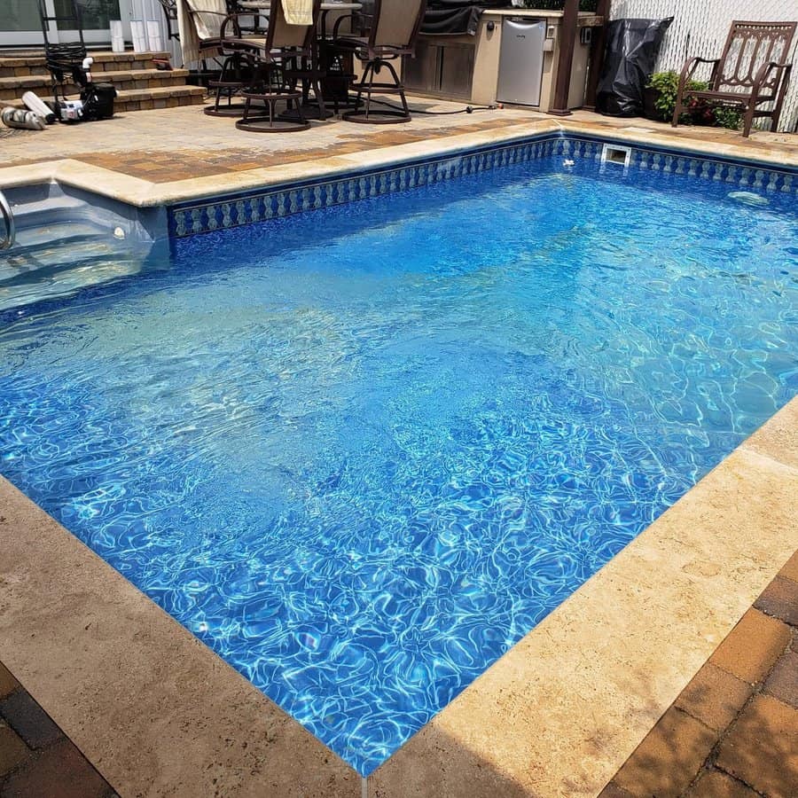 Travertine Pool Coping Ideas Falcione Paving