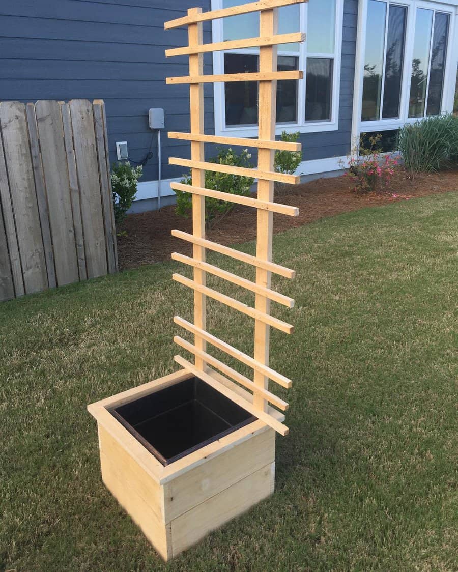 Trellis Planter Ideas Knotcommonwood