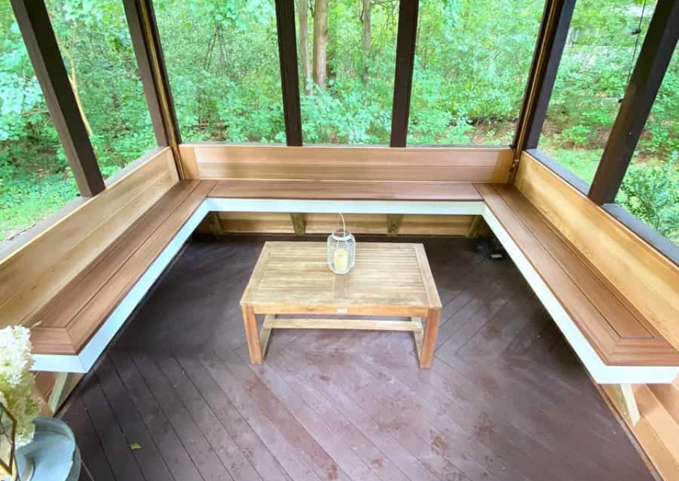 Trex Deck Bench Ideas Masselitecarpentry