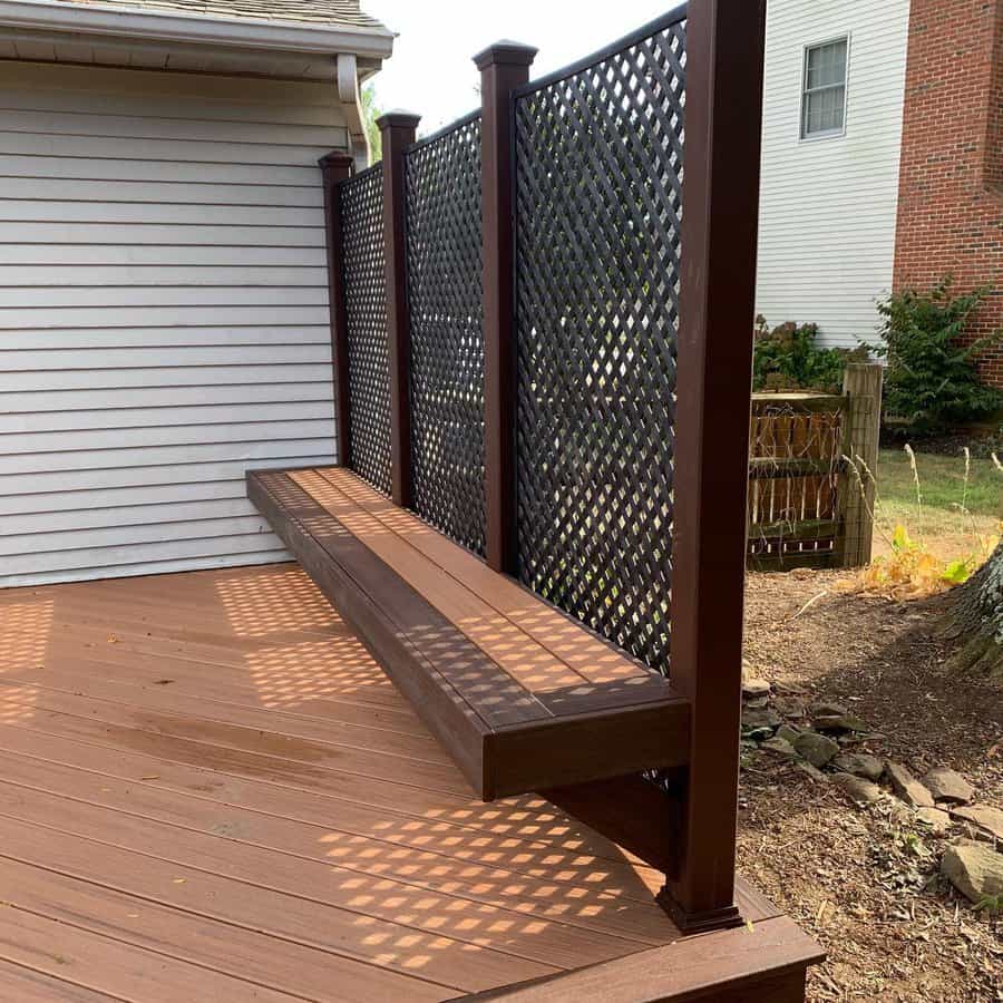 Trex Deck Bench Ideas Pw Construction Llc