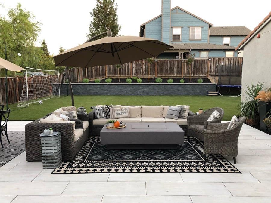 Umbrella Inexpensive Patio Shade Ideas Paversandturf